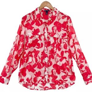 Gap Floral Button Down